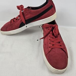 Puma Red Suede Sbeakers